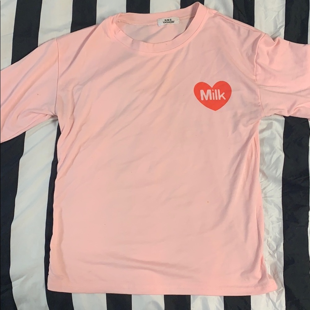 Kawaii Pastel Yesstyle milk t-shirt
